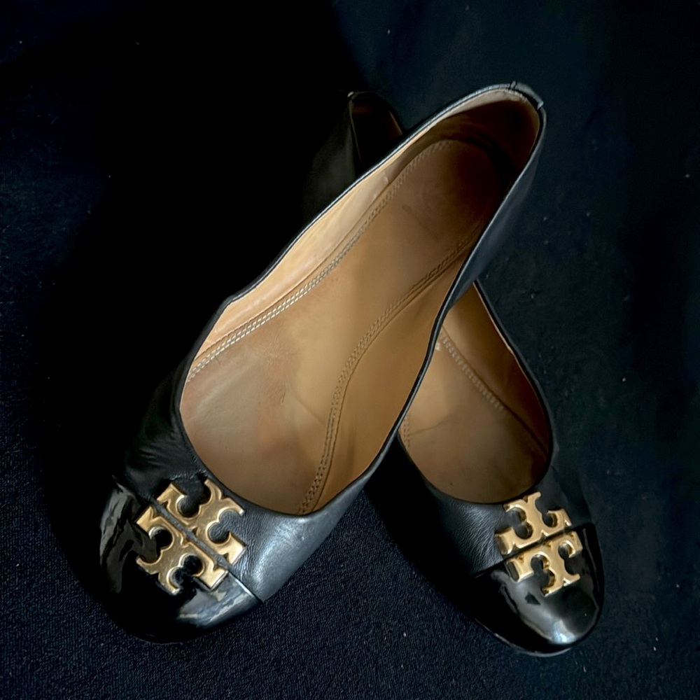 TORY BURCH Patent/Leather Flats